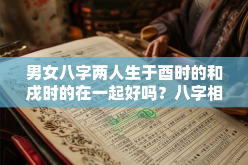 男女八字两人生于酉时的和戌时的在一起好吗？八字相克？