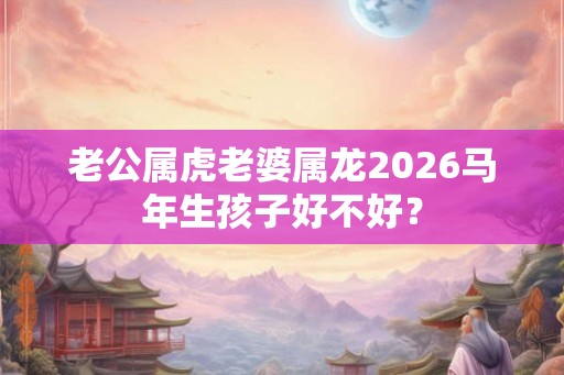 老公属虎老婆属龙2026马年生孩子好不好？