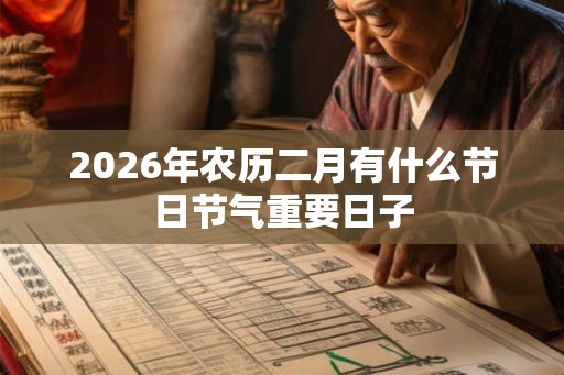 2026年农历二月有什么节日节气重要日子