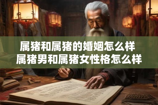 属猪和属猪的婚姻怎么样 属猪男和属猪女性格怎么样
