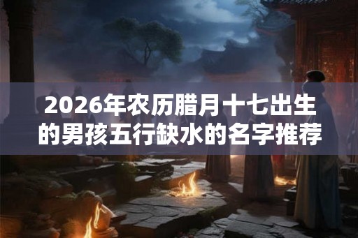 2026年农历腊月十七出生的男孩五行缺水的名字推荐