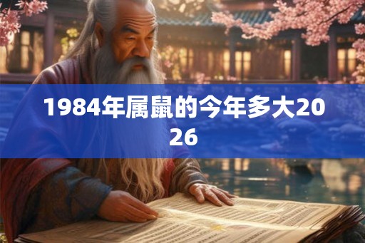 1984年属鼠的今年多大2026