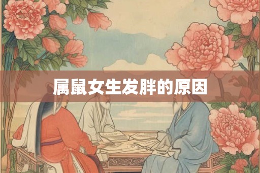 属鼠女生发胖的原因