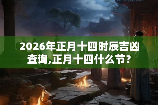 2026年正月十四时辰吉凶查询,正月十四什么节? 2026年正月十四时辰吉凶查询,正月十四什么节?