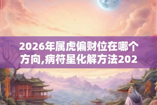 2026年属虎偏财位在哪个方向,病符星化解方法2026