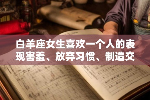 白羊座女生喜欢一个人的表现害羞、放弃习惯、制造交流机会