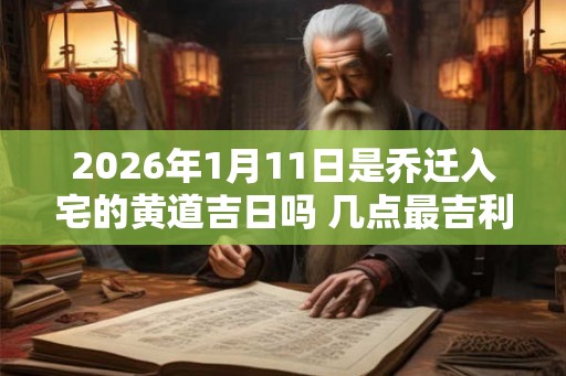 2026年1月11日是乔迁入宅的黄道吉日吗 几点最吉利 2026年1月11日是乔迁入宅的黄道吉日吗 几点最吉利