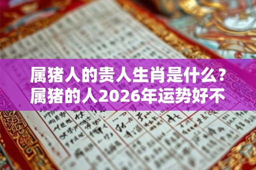 属猪人的贵人生肖是什么?属猪的人2026年运势好不好? 属猪人的贵人生肖是什么?属猪的人2026年运势好不好?