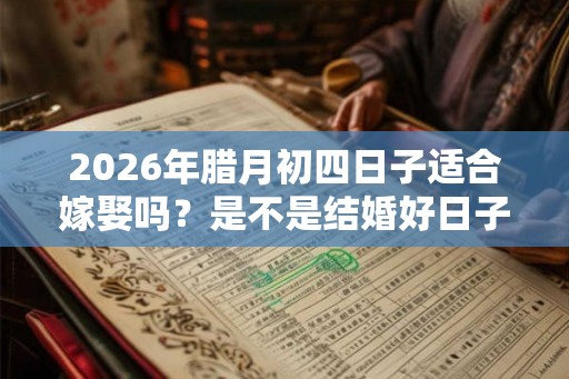 2026年腊月初四日子适合嫁娶吗？是不是结婚好日子？
