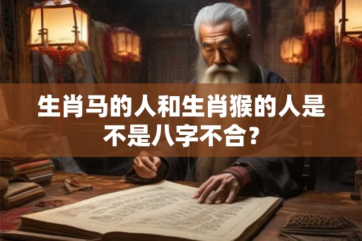 生肖马的人和生肖猴的人是不是八字不合? 生肖马的人和生肖猴的人是不是八字不合?