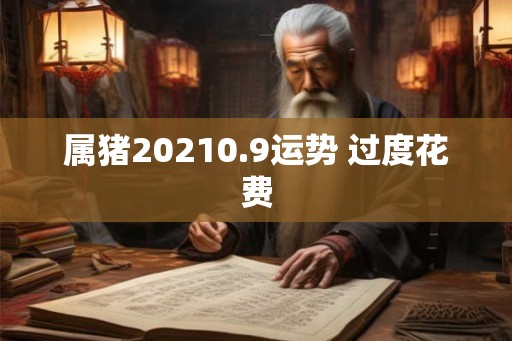 属猪20210.9运势 过度花费