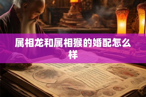 属相龙和属相猴的婚配怎么样