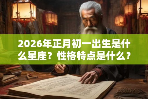 2026年正月初一出生是什么星座？性格特点是什么？