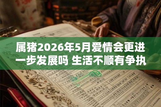 属猪2026年5月爱情会更进一步发展吗 生活不顺有争执