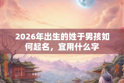 2026年出生的姓于男孩如何起名，宜用什么字
