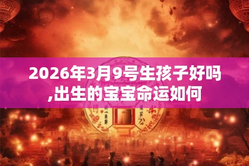 2026年3月9号生孩子好吗,出生的宝宝命运如何