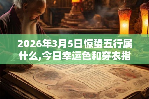 2026年3月5日惊蛰五行属什么,今日幸运色和穿衣指南