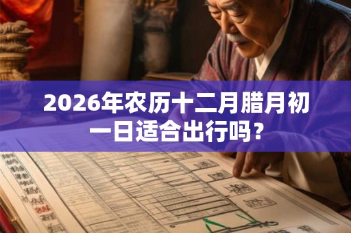 2026年农历十二月腊月初一日适合出行吗？
