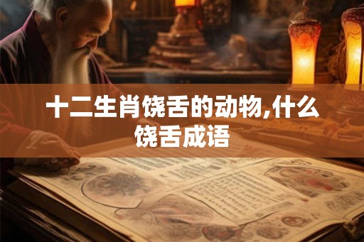 十二生肖饶舌的动物,什么饶舌成语