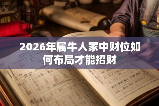 2026年属牛人家中财位如何布局才能招财