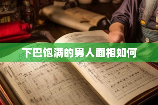 下巴饱满的男人面相如何