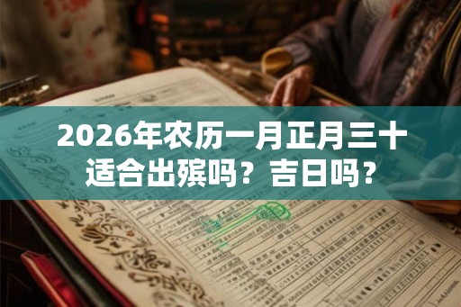 2026年农历一月正月三十适合出殡吗?吉日吗? 2026年农历一月正月三十适合出殡吗?吉日吗?