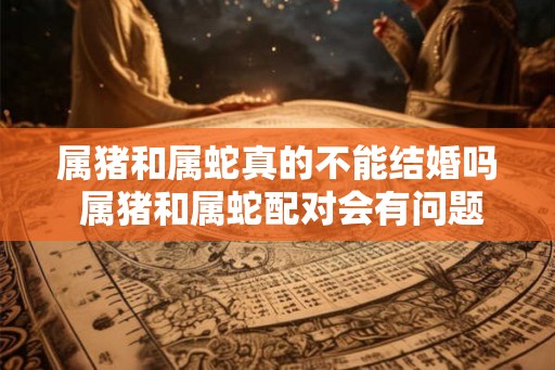 属猪和属蛇真的不能结婚吗 属猪和属蛇配对会有问题吗