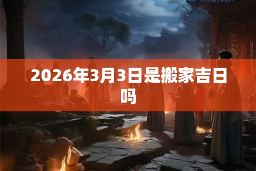 2026年3月3日是搬家吉日吗
