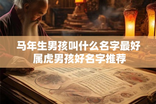 马年生男孩叫什么名字最好 属虎男孩好名字推荐