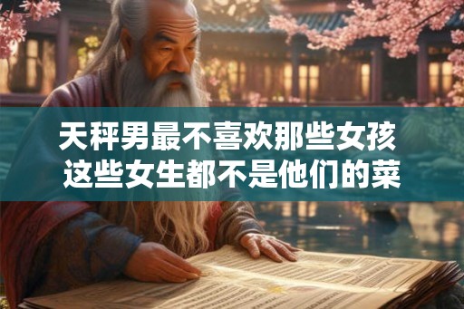 天秤男最不喜欢那些女孩 这些女生都不是他们的菜