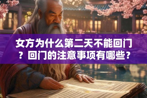 女方为什么第二天不能回门？回门的注意事项有哪些？