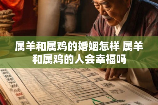 属羊和属鸡的婚姻怎样 属羊和属鸡的人会幸福吗