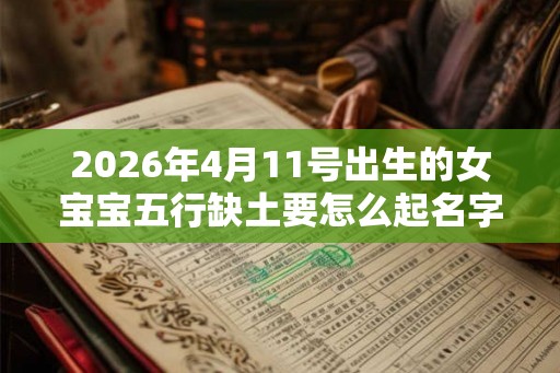 2026年4月11号出生的女宝宝五行缺土要怎么起名字