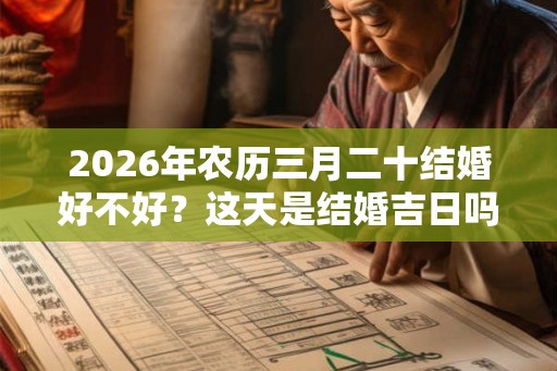 2026年农历三月二十结婚好不好?这天是结婚吉日吗? 2026年农历三月二十结婚好不好?这天是结婚吉日吗?