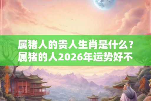 属猪人的贵人生肖是什么？属猪的人2026年运势好不好？