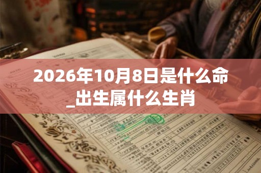 2026年10月8日是什么命_出生属什么生肖 2026年10月8日是什么命_出生属什么生肖