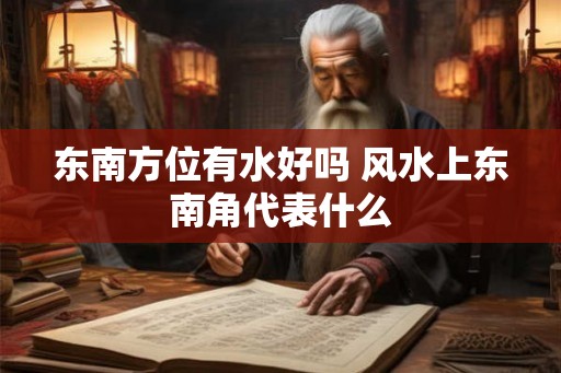 东南方位有水好吗 风水上东南角代表什么 东南方位有水好吗 风水上东南角代表什么
