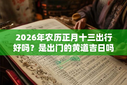 2026年农历正月十三出行好吗？是出门的黄道吉日吗