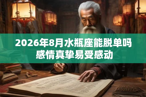 2026年8月水瓶座能脱单吗 感情真挚易受感动