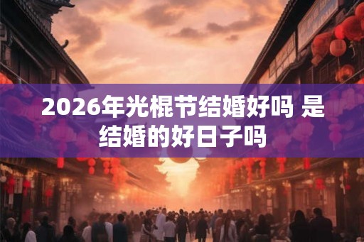 2026年光棍节结婚好吗 是结婚的好日子吗