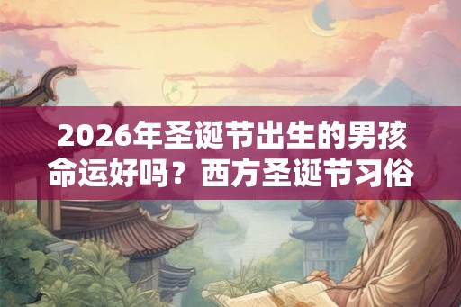 2026年圣诞节出生的男孩命运好吗?西方圣诞节习俗有哪些? 2026年圣诞节出生的男孩命运好吗?西方圣诞节习俗有哪些?