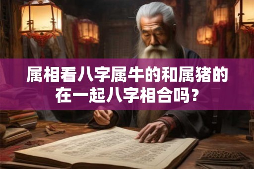 属相看八字属牛的和属猪的在一起八字相合吗？