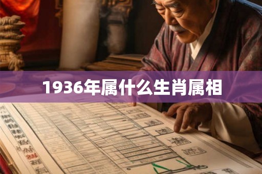 1936年属什么生肖属相 1936年属什么生肖属相