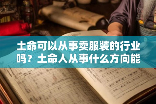 土命可以从事卖服装的行业吗？土命人从事什么方向能发家致富？