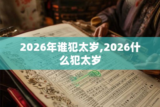 2026年谁犯太岁,2026什么犯太岁