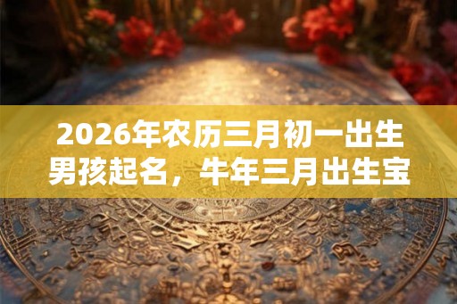 2026年农历三月初一出生男孩起名，牛年三月出生宝宝好吗？