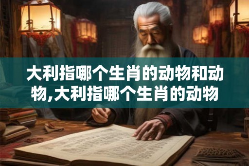 大利指哪个生肖的动物和动物,大利指哪个生肖的动物和动物名字