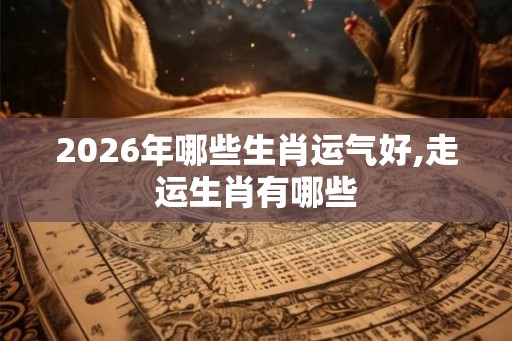 2026年哪些生肖运气好,走运生肖有哪些