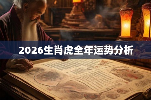 2026生肖虎全年运势分析