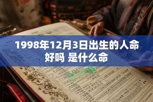 1998年12月3日出生的人命好吗 是什么命
